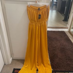 Strapless jumpsuit